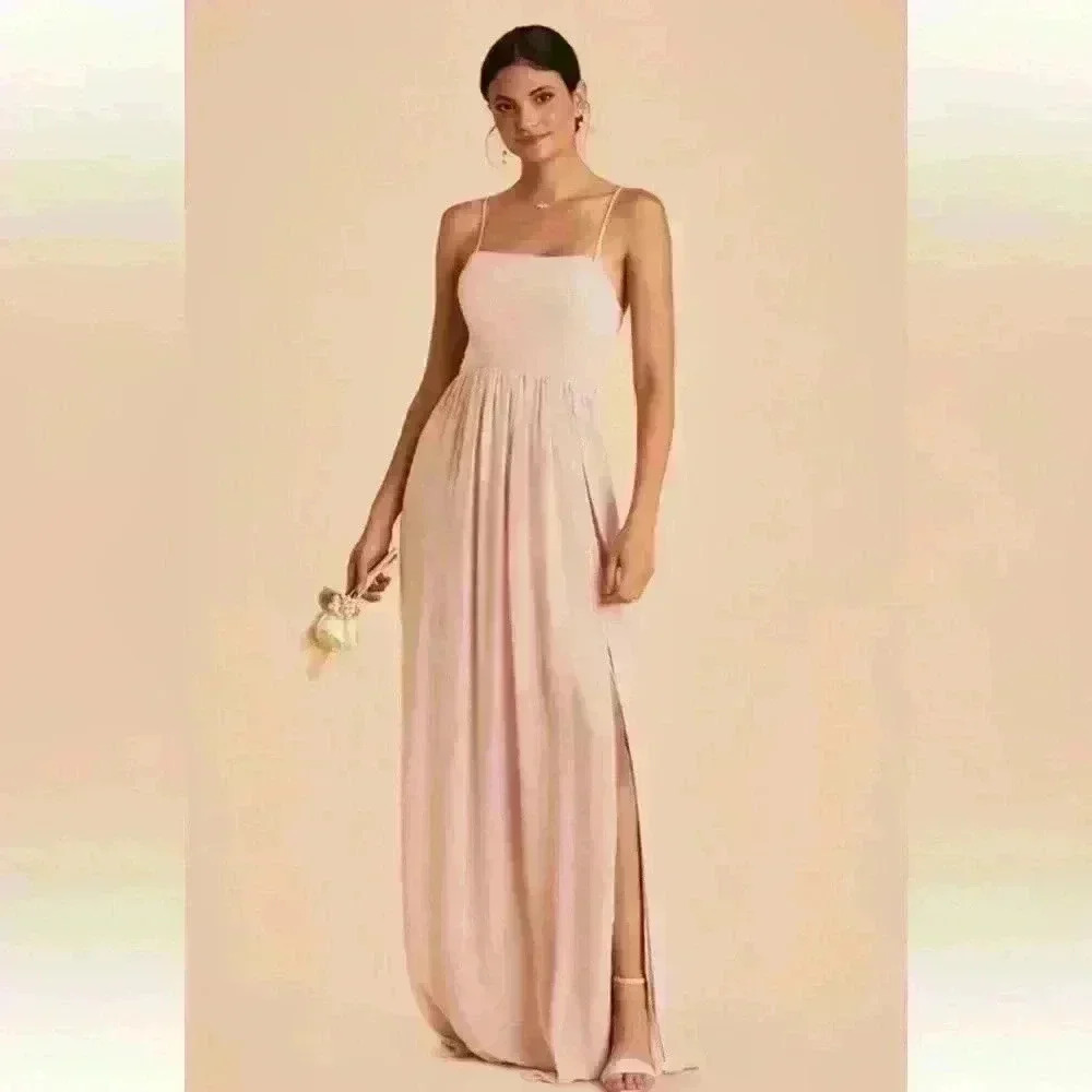Birdy Grey August Convertible Dress Chiffon Dusty Rose XL NWT Bridesmaid Formal